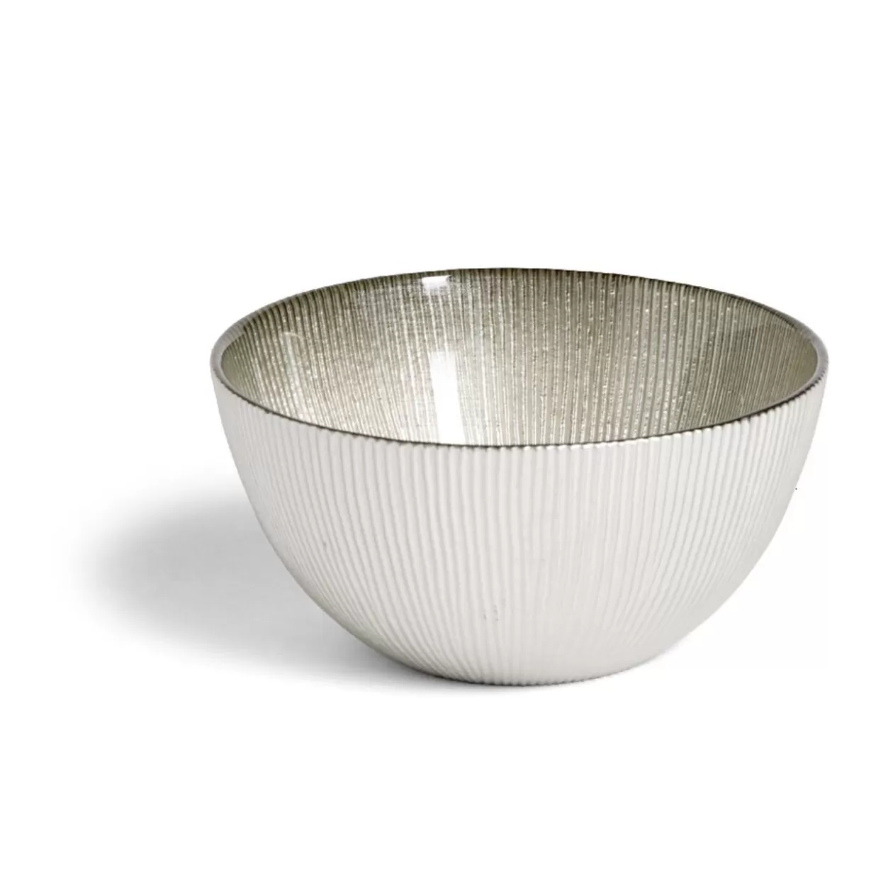 Gifi Coupelle en verre strié avec paillettes doré Ø15xH7,5cm< Vaisselle Et Accessoires De Table