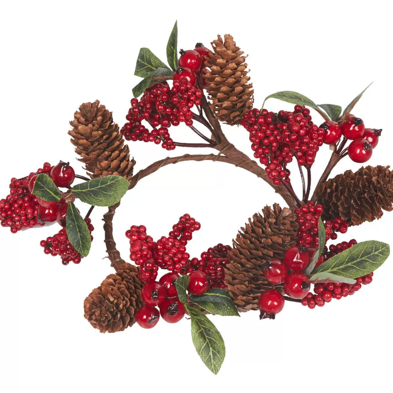 Gifi Couronne Noël pommes de pin et fruits rouges< Préparation Culinaire