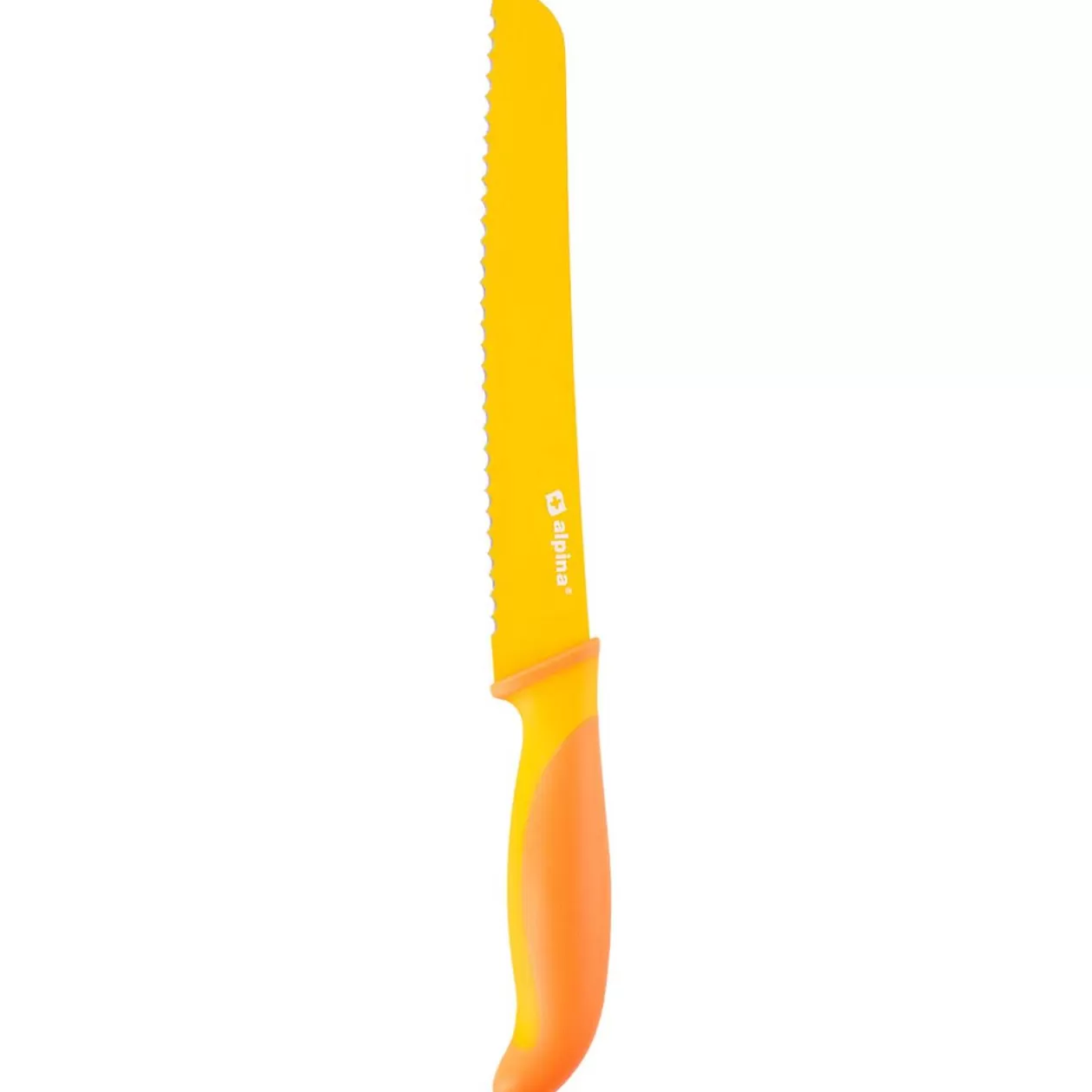Gifi Couteau à pain jaune en inox< Préparation Culinaire