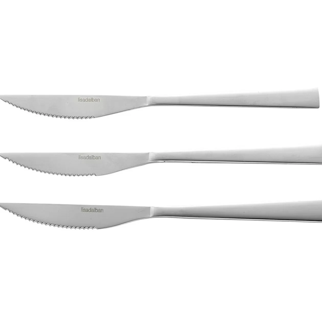 Couteau à steak x3 inox oslo>Gifi Online