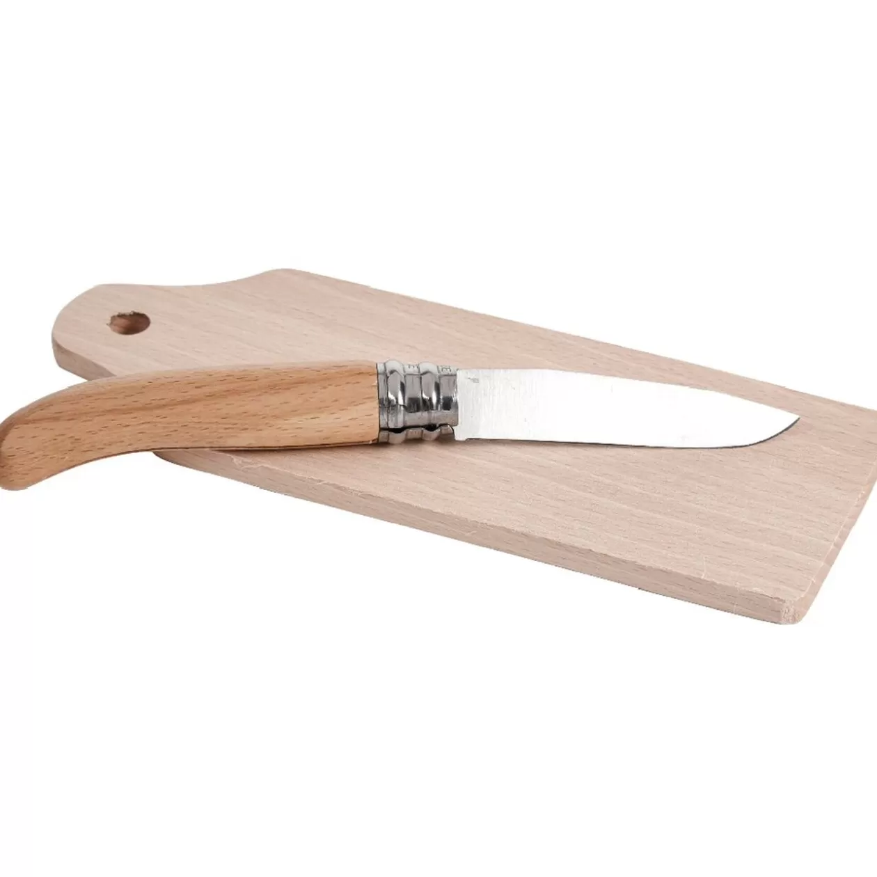 Gifi Couteau à virole marron inox&hêtre< Préparation Culinaire