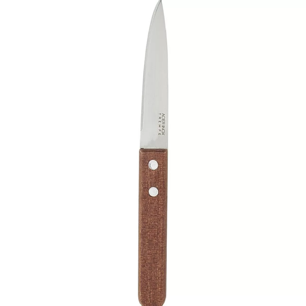 Gifi Couteau d'office manche bois lame inox 8 cm< Préparation Culinaire