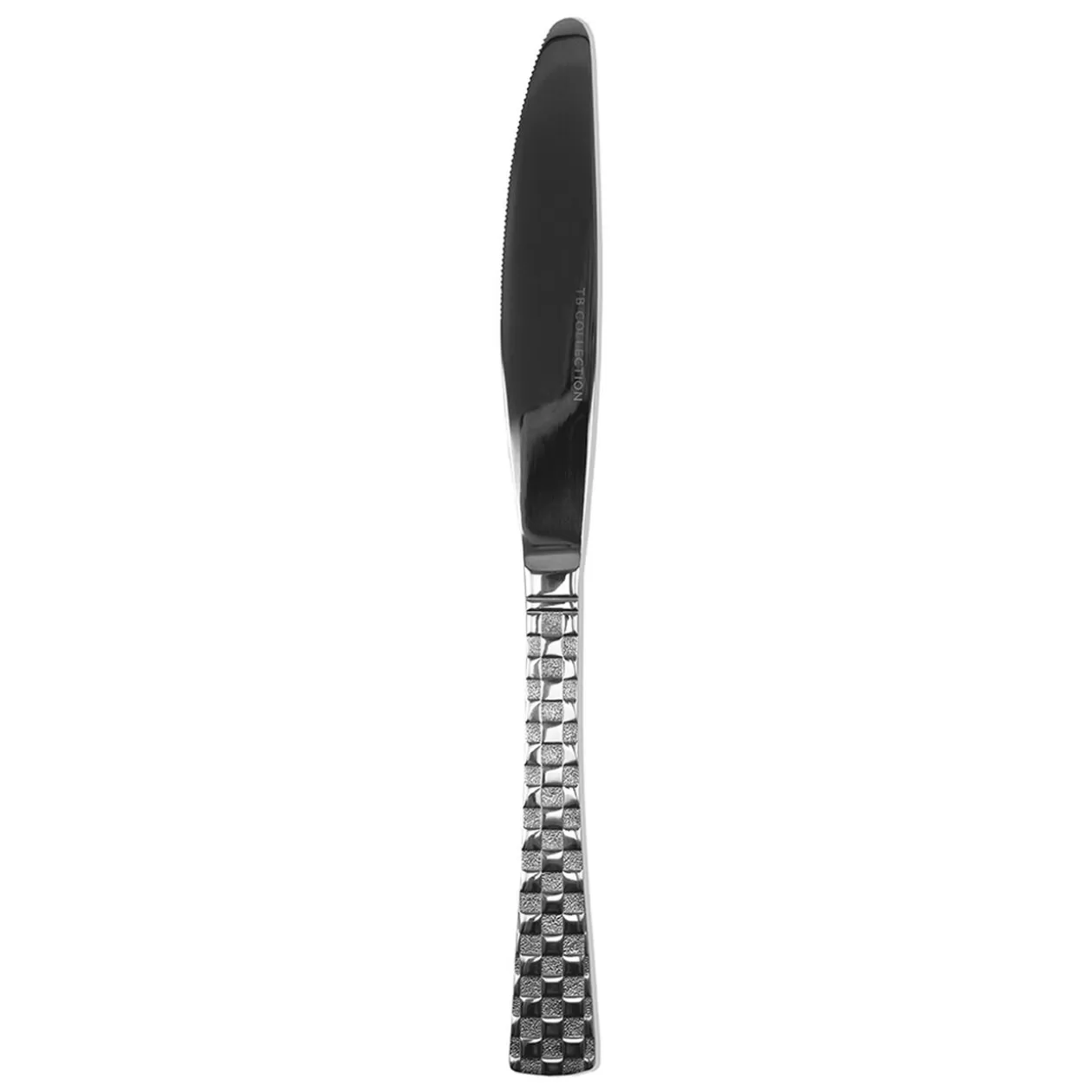 Couteau inox design damier finition miroir>Gifi Best