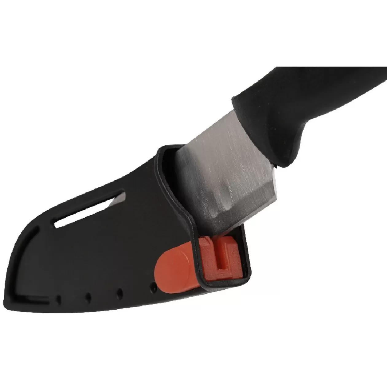 Gifi Couteau santoku avec étui aiguiseur L. 23 cm< Préparation Culinaire