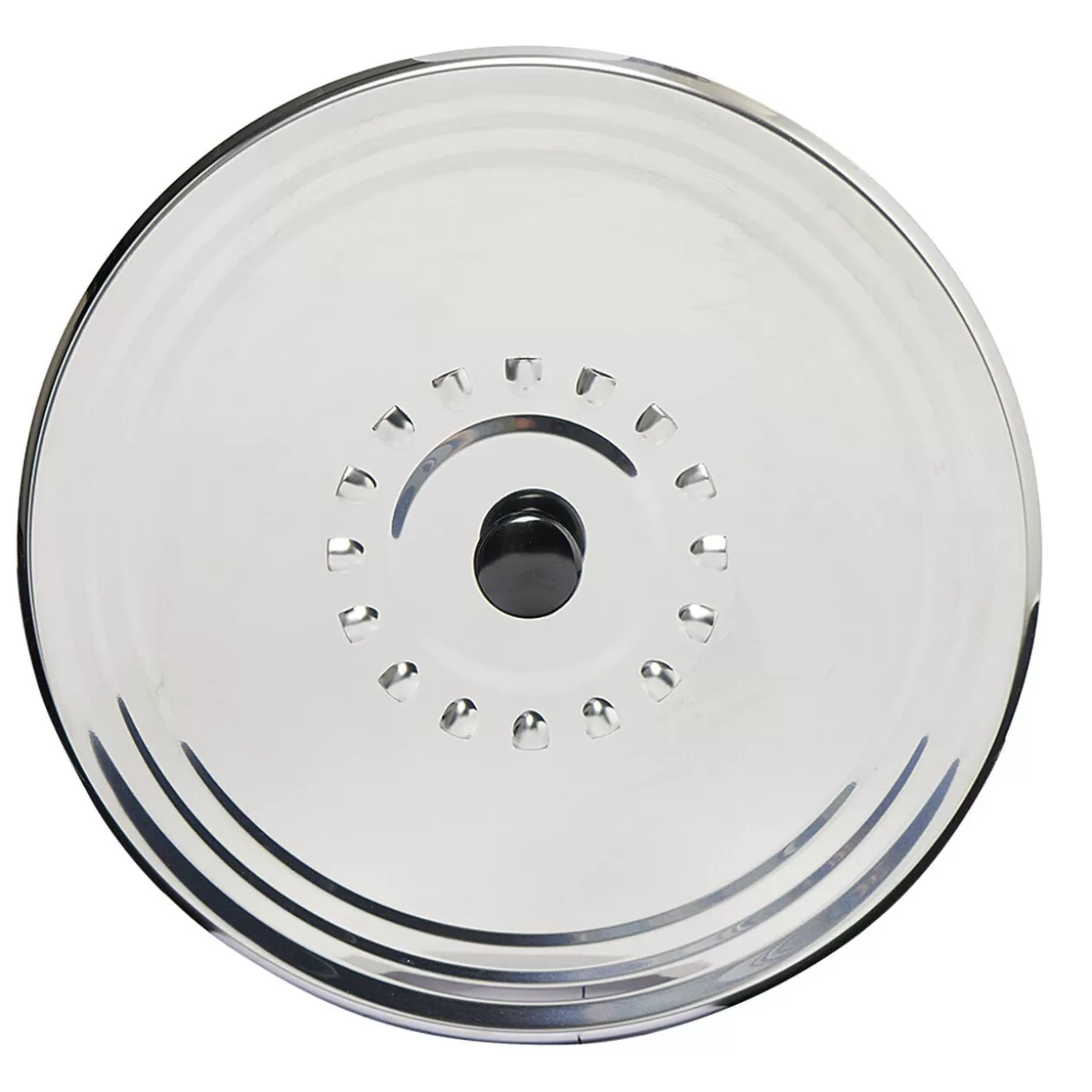 Gifi Couvercle anti éclaboussures en inox ø 28 cm< Cuisson