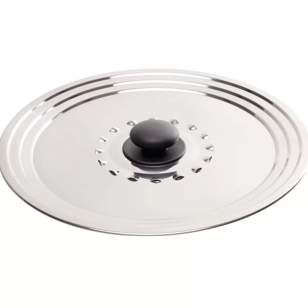 Gifi Couvercle inox ø22 - 26 cm< Cuisson