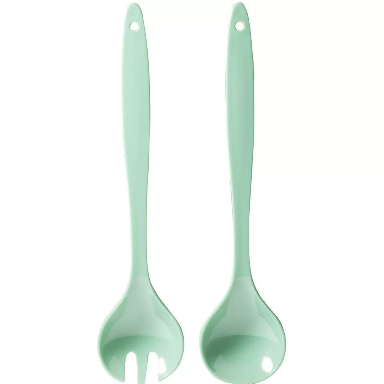 Gifi Couverts à salade en plastique vert x2< Préparation Culinaire