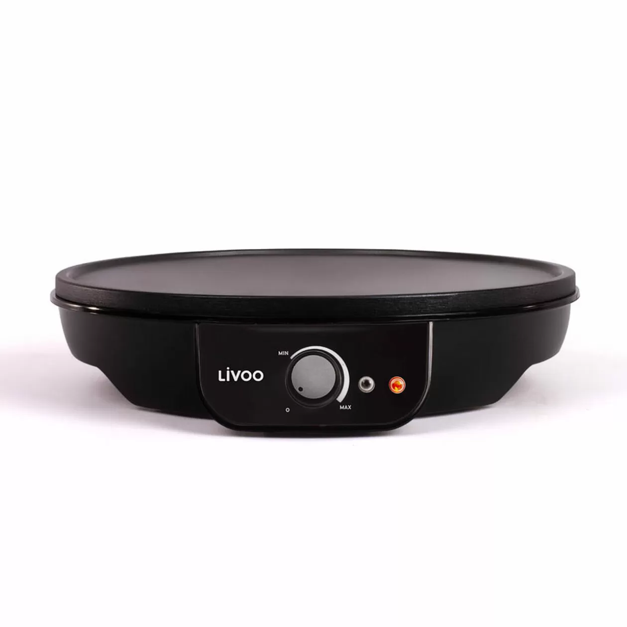 Gifi Crêpière Livoo métal noir 1 000W< Petit Électroménager
