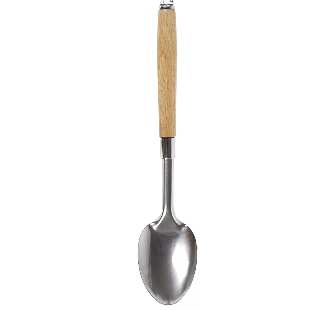 Cuillère à servir en inox avec manche en bois>Gifi Outlet