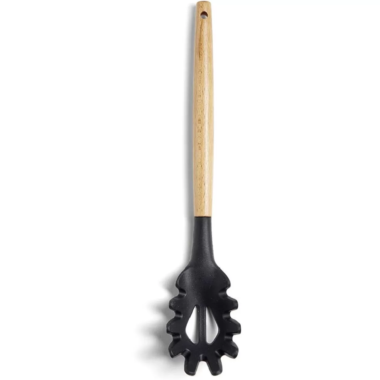 Gifi Cuillère à spaghetti en silicone avec manche en bois L.31cm< Préparation Culinaire