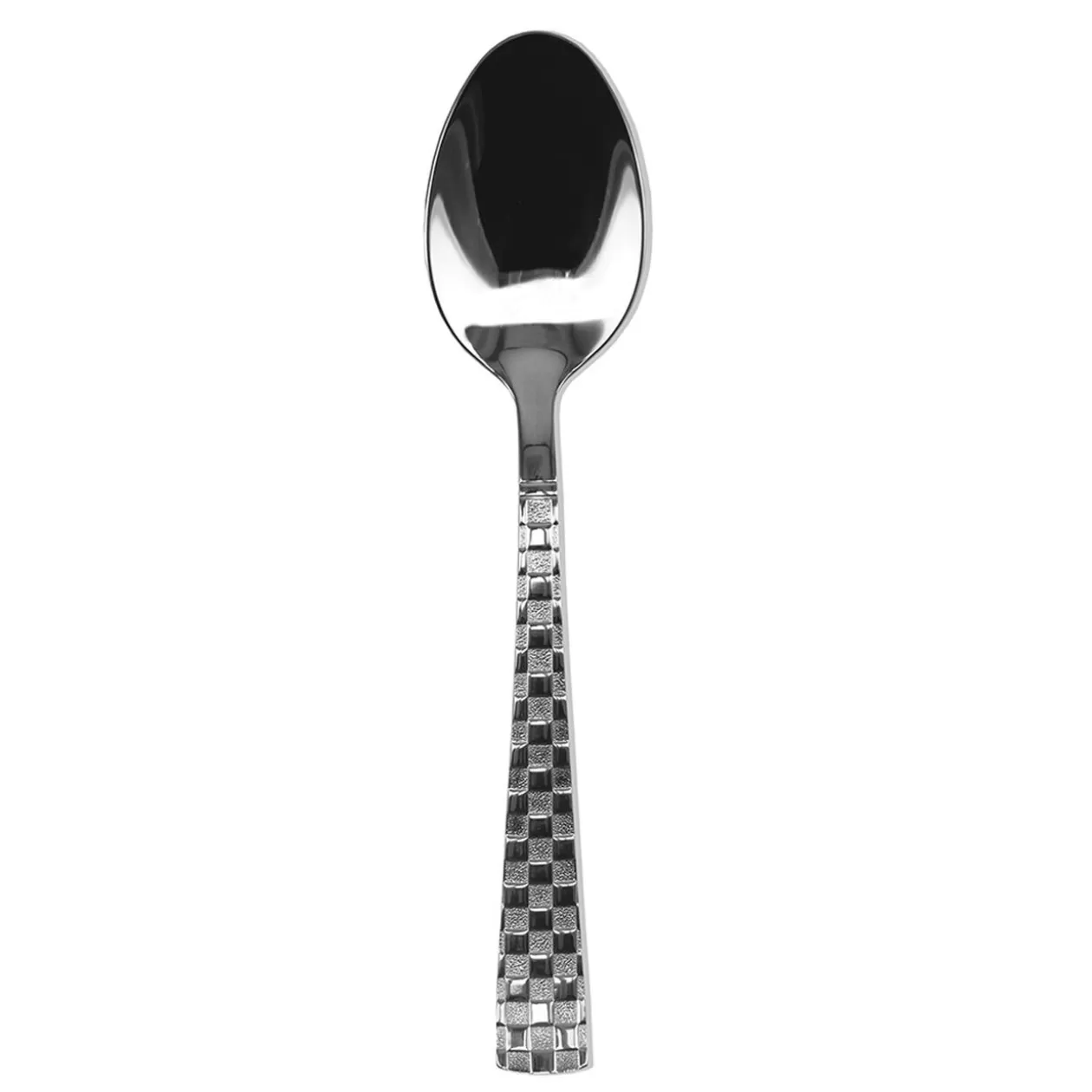 Cuillère inox design damier finition miroir>Gifi Best Sale