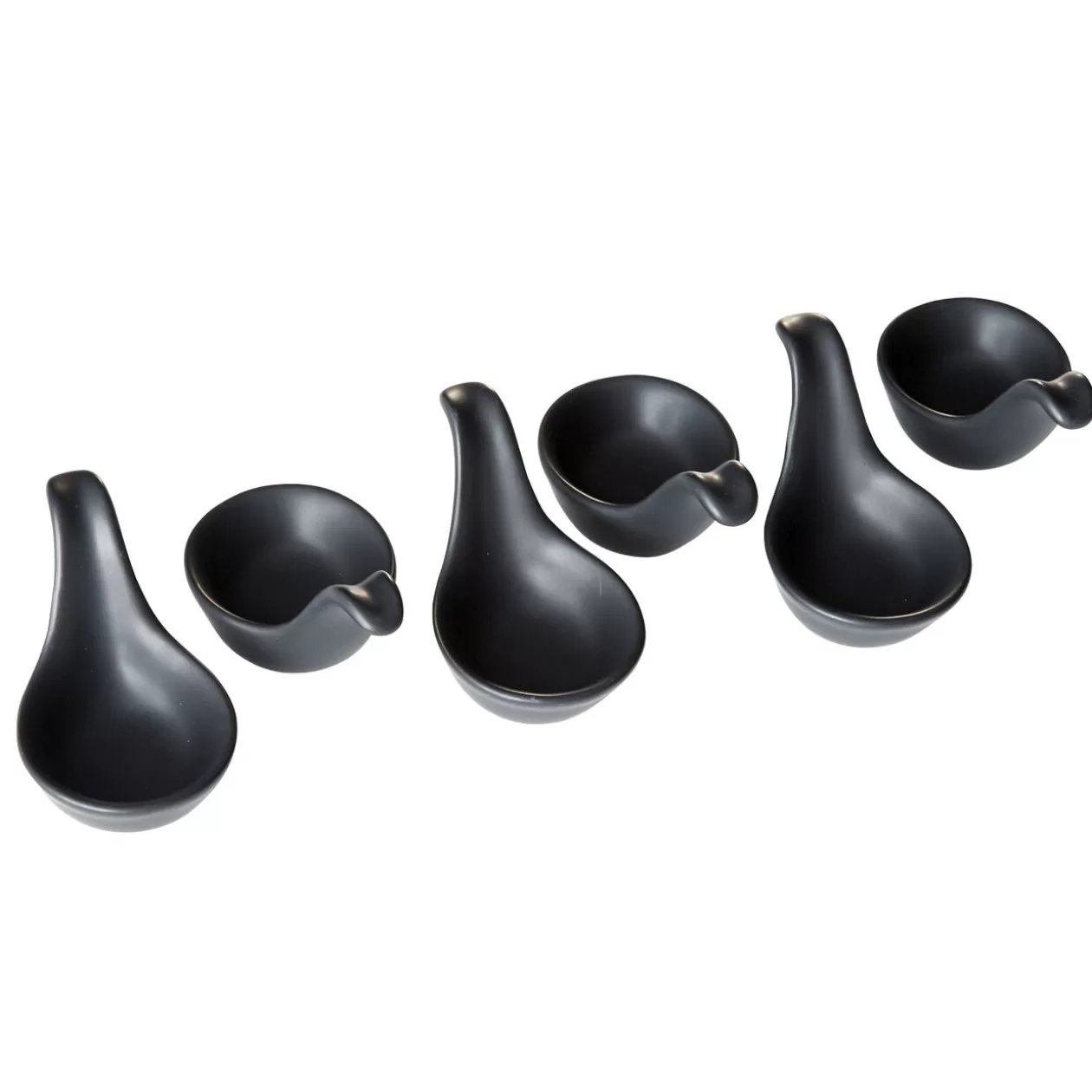 Cuillère verrine noir mat x6>Gifi Online