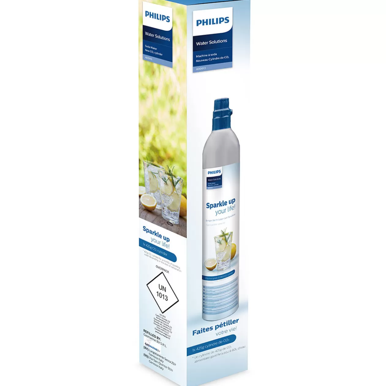Gifi Cylindre de CO2 pour machine à soda Philips< Petit Électroménager