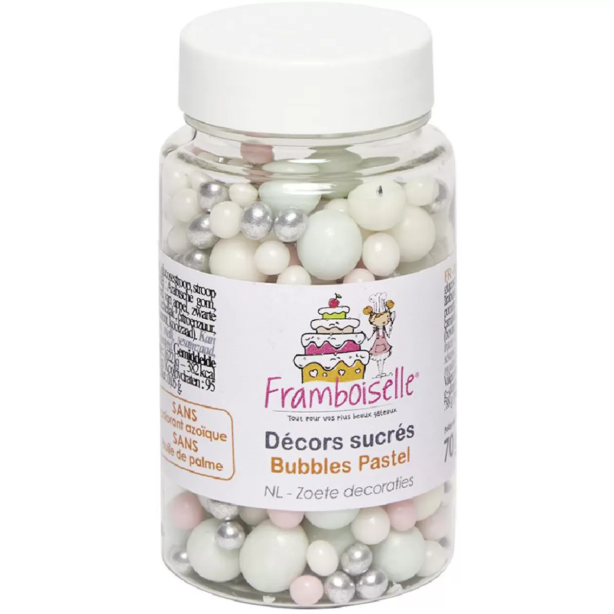 Gifi Décor bulle pastel en sucre 70 g< Préparation Culinaire