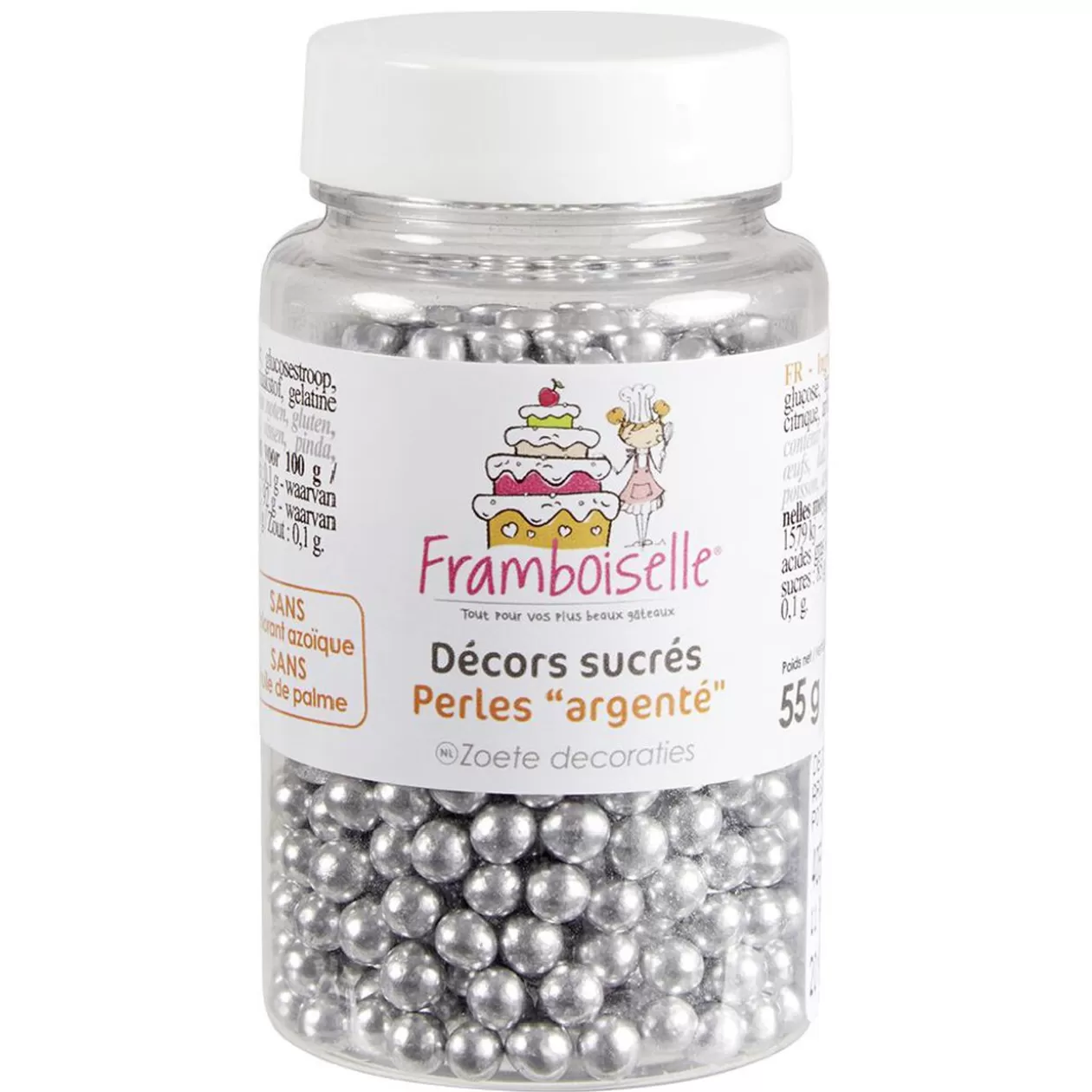 Gifi Décor sucré perles argentées< Préparation Culinaire