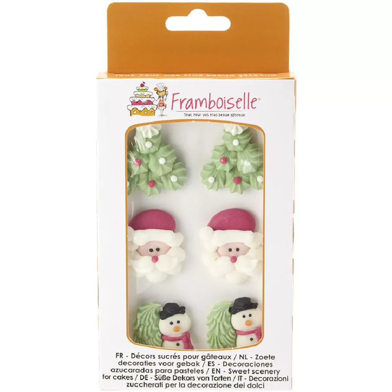Gifi Décor sucré pour gâteau de Noël x6< Préparation Culinaire