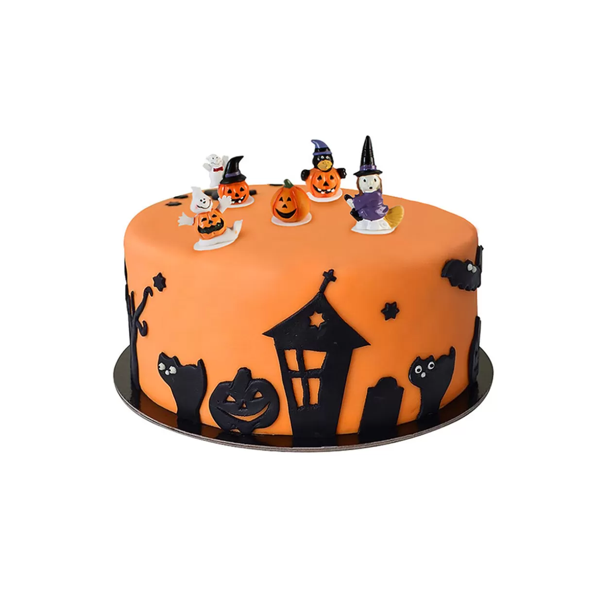 Gifi Décoration gâteau Halloween sorcière citrouille fantôme x5< Préparation Culinaire