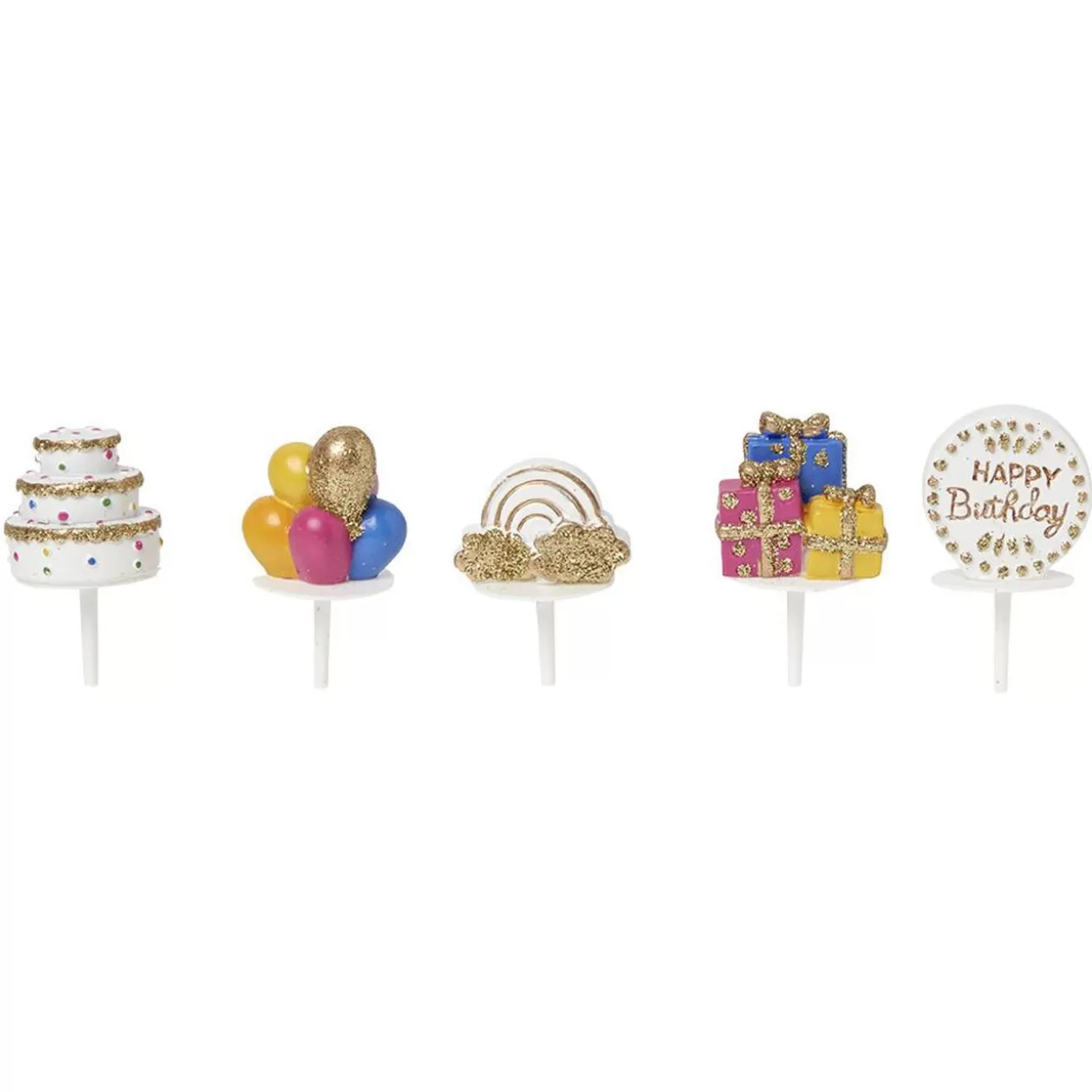 Gifi Décoration pour gâteau d'anniversaire x5< Préparation Culinaire