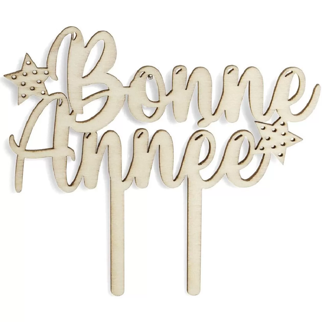 Gifi Décoration pour gâteau de Noël en bois< Préparation Culinaire