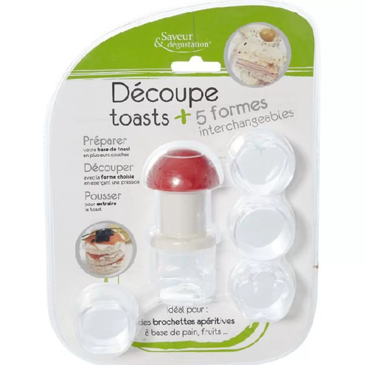 Gifi Découpe toast 5 formes< Préparation Culinaire