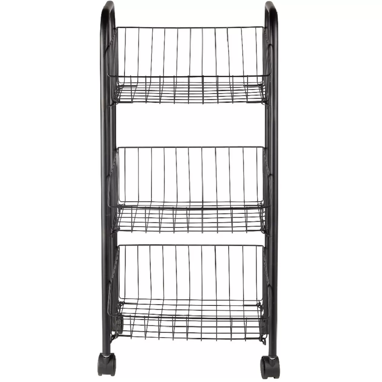Gifi Desserte à roulettes 3 niveaux métal noir< Rangement De Cuisine