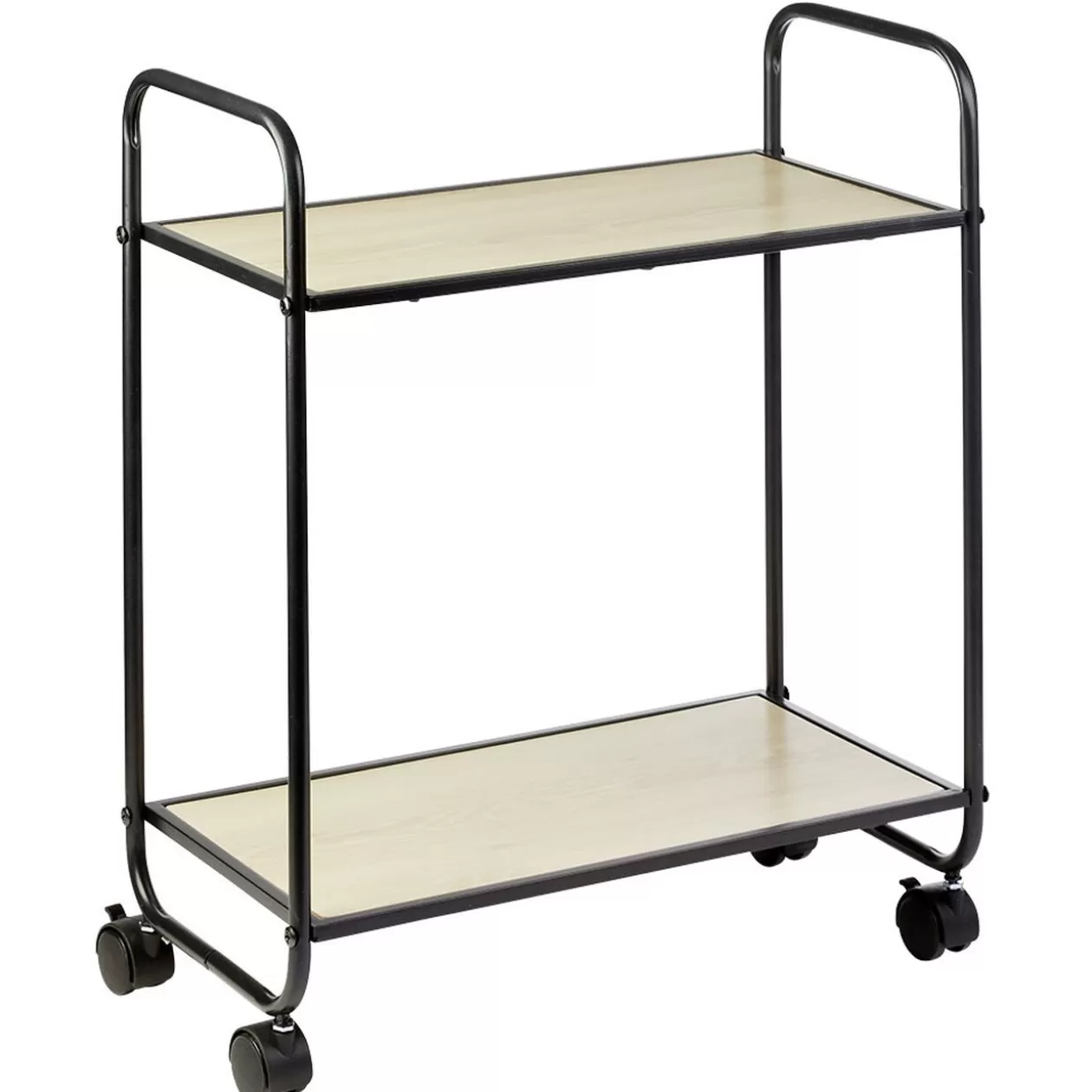 Gifi Desserte style industriel sur roulettes naturel et noir< Rangement De Cuisine
