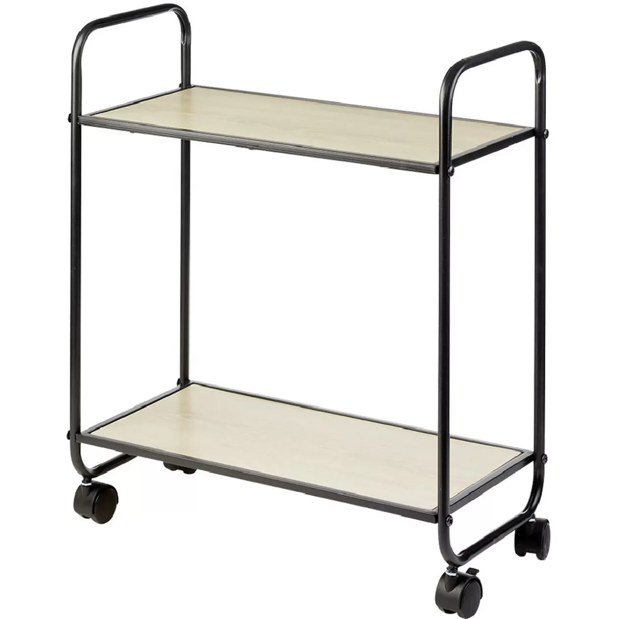 Gifi Desserte style industriel sur roulettes naturel et noir< Rangement De Cuisine
