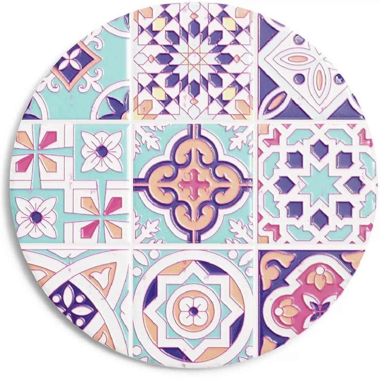 Dessous de plat rond Ø19,5cm céramique>Gifi Shop