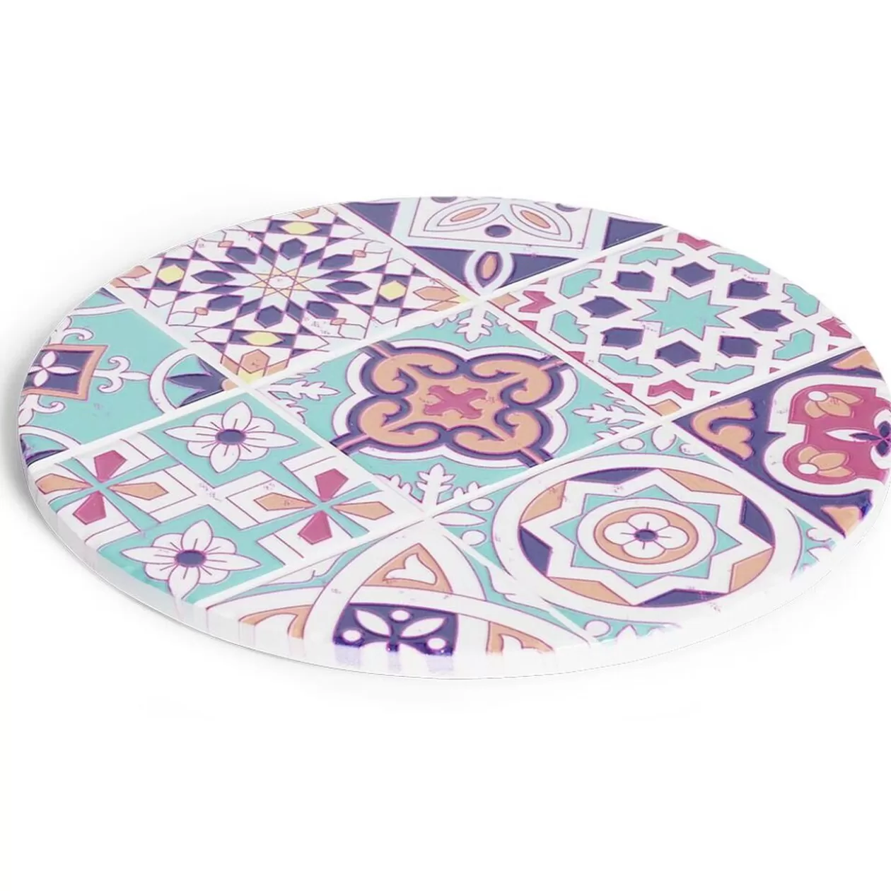 Dessous de plat rond Ø19,5cm céramique>Gifi Shop