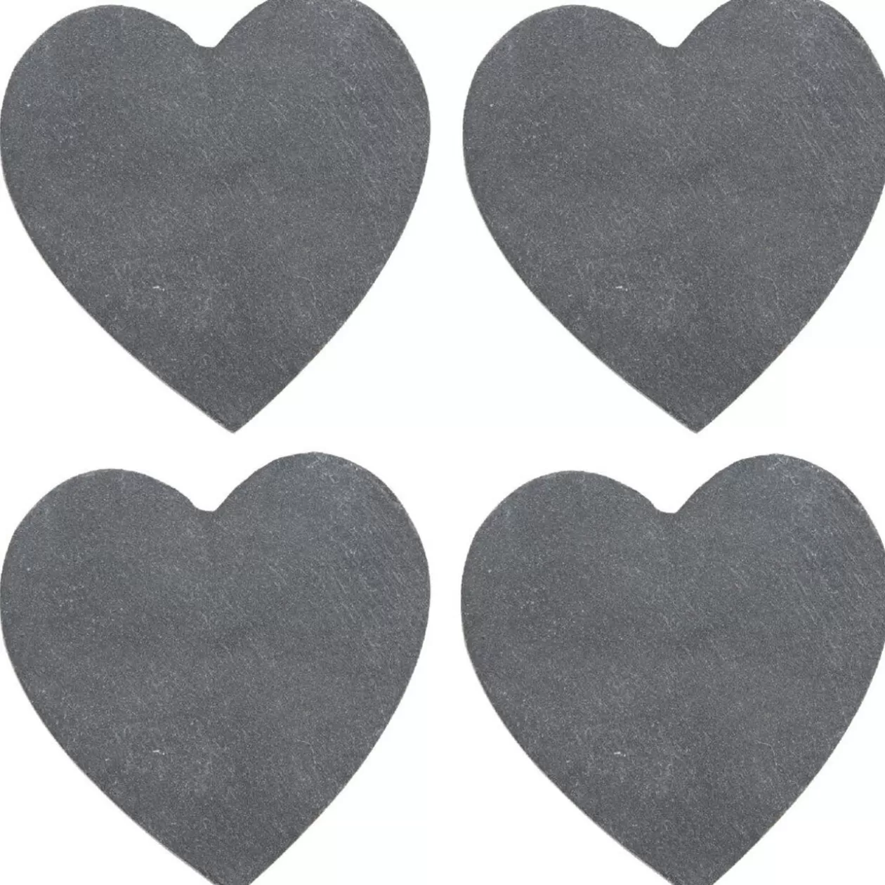 Gifi Dessous de verre ardoise coeur x4< Vaisselle Et Accessoires De Table
