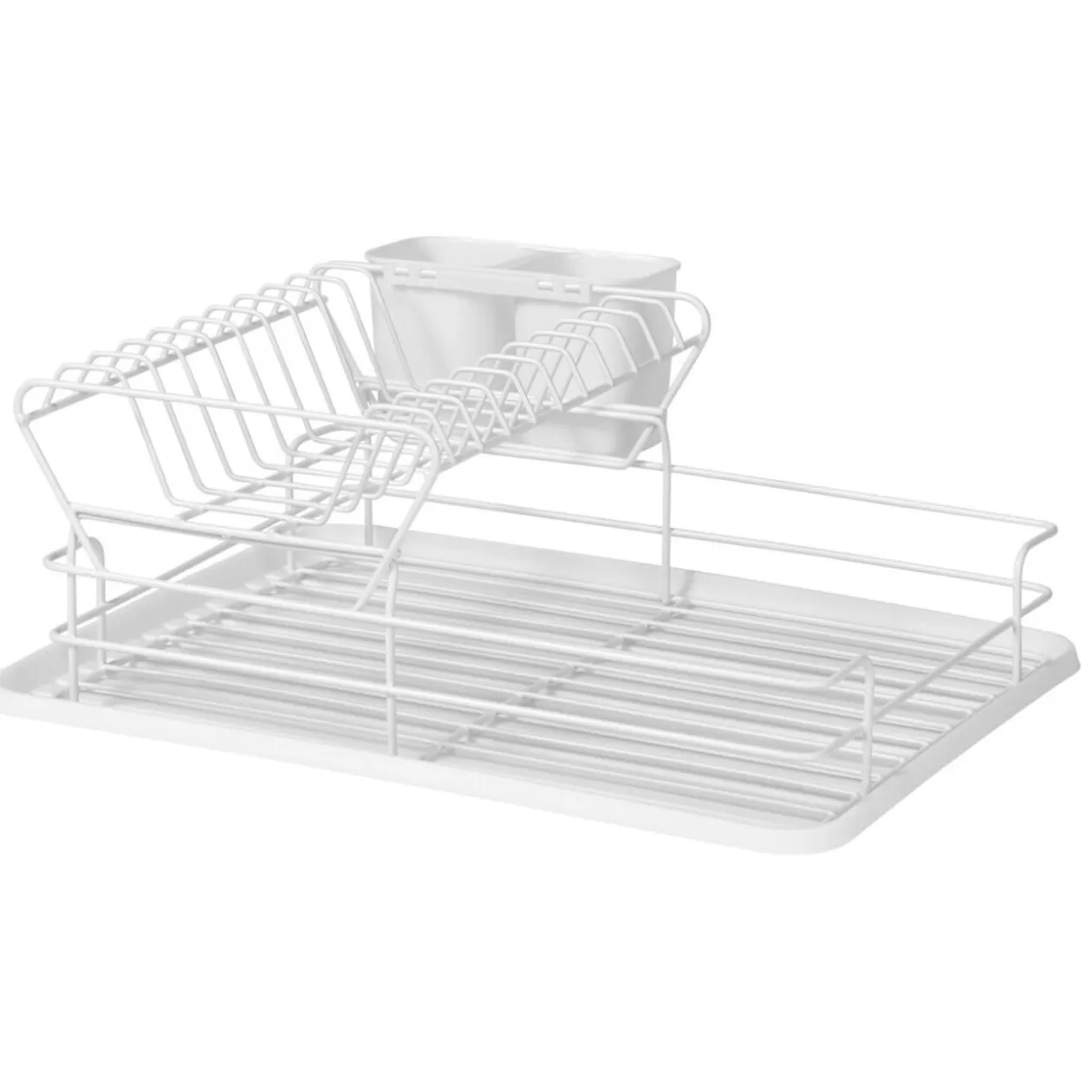 Gifi Egouttoir blanc métal avec plateau plastique< Rangement De Cuisine