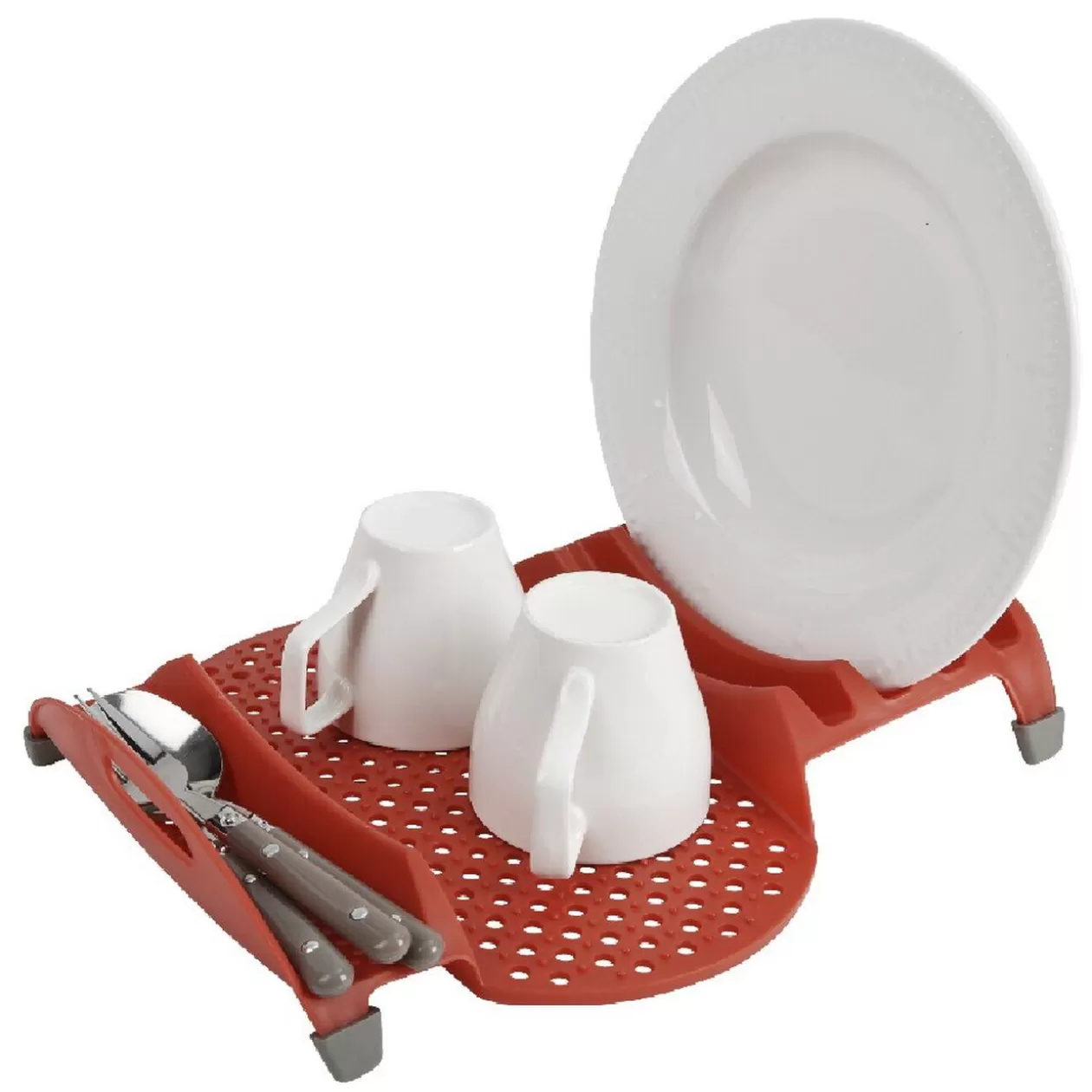Gifi Egouttoir pour évier rouge< Rangement De Cuisine