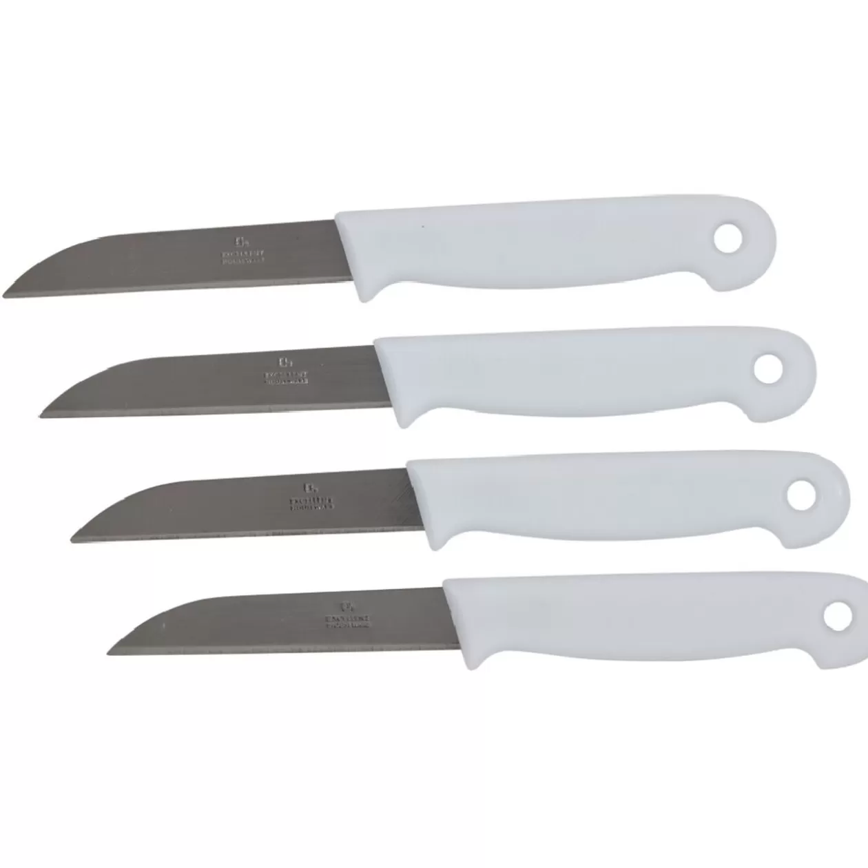 Gifi Eplucheur 4pcs en acier + plastique noir/blanc/gris/rouge< Préparation Culinaire