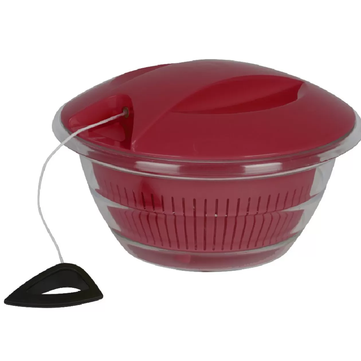 Gifi Essoreuse à salade 4 en 1 transparente et rouge< Préparation Culinaire