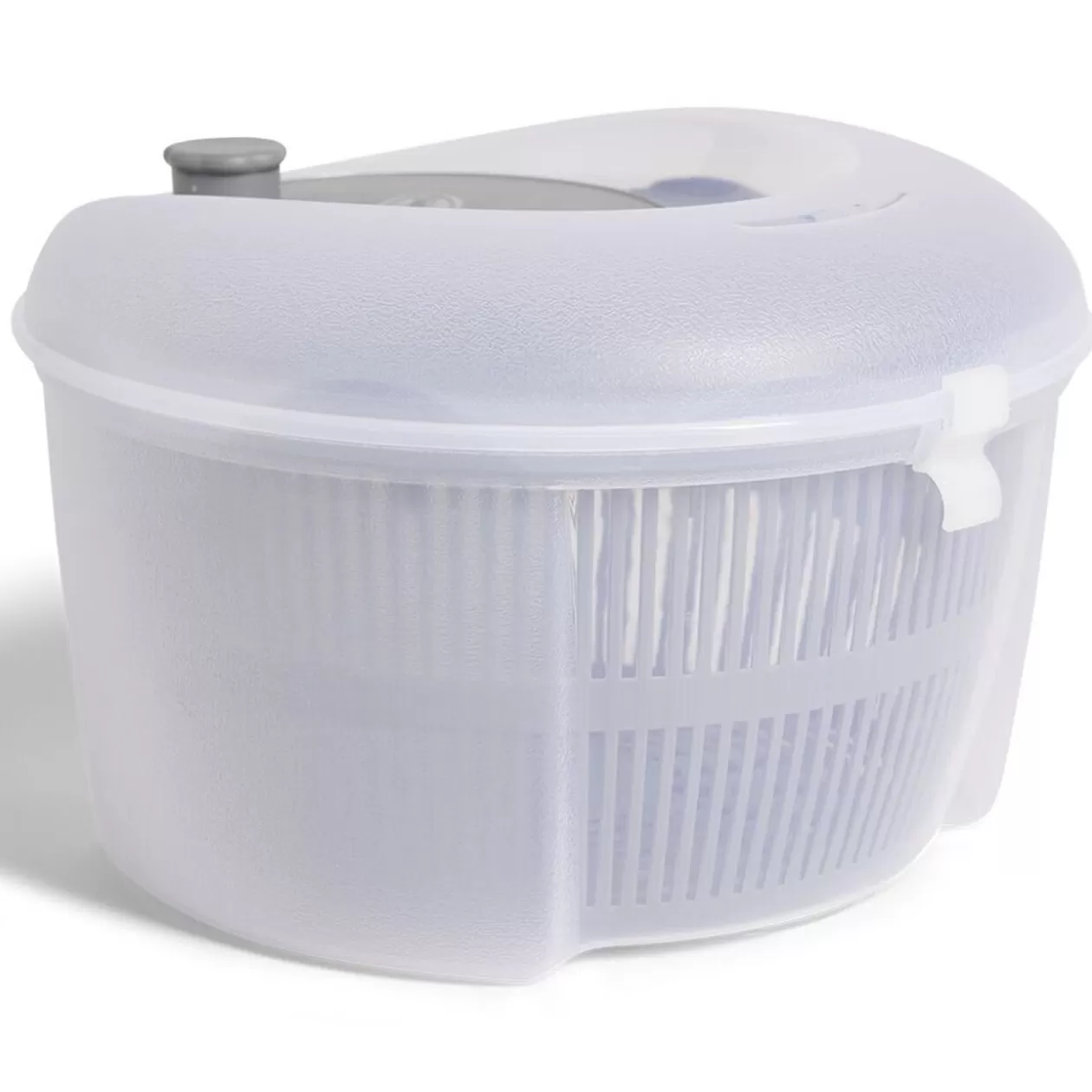 Gifi Essoreuse à salade plastique gris Ø24xH16cm< Préparation Culinaire