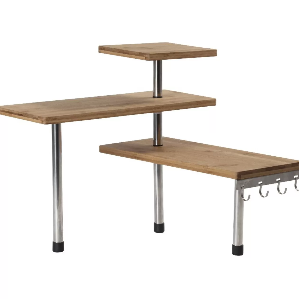 Gifi Etagère d'angle modulable en bambou< Rangement De Cuisine