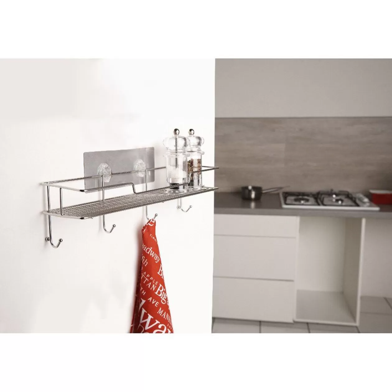 Gifi Etagère de cuisine adhésive< Rangement De Cuisine