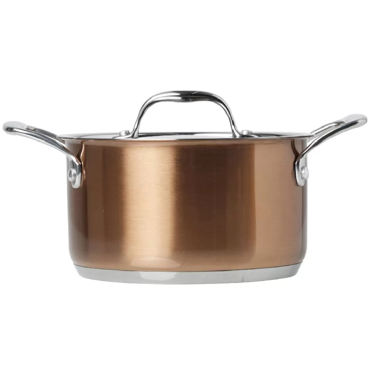 Gifi Faitout acier doré avec couvercle en inox< Cuisson