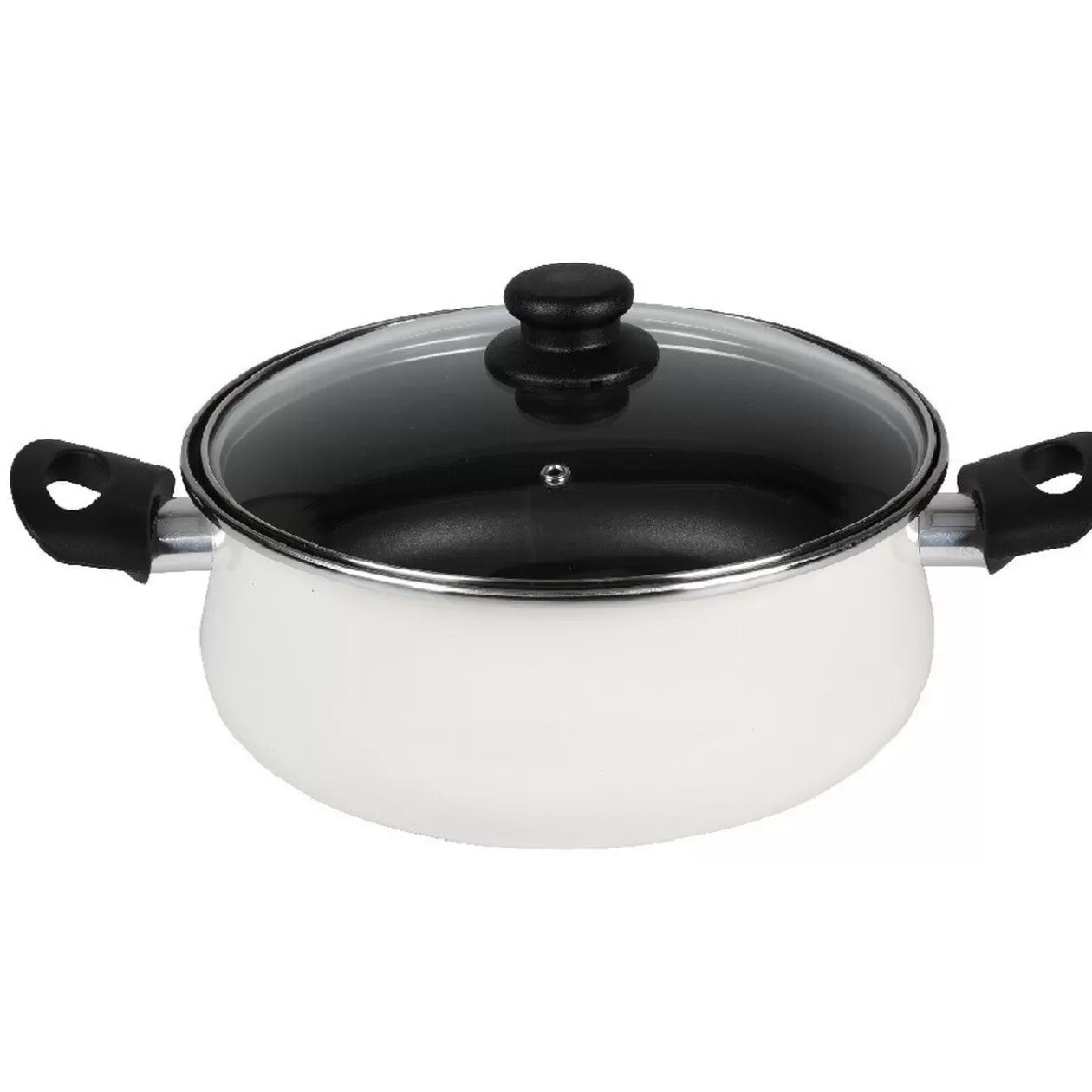 Gifi Faitout acier émaillé beige Ø 26 cm< Cuisson