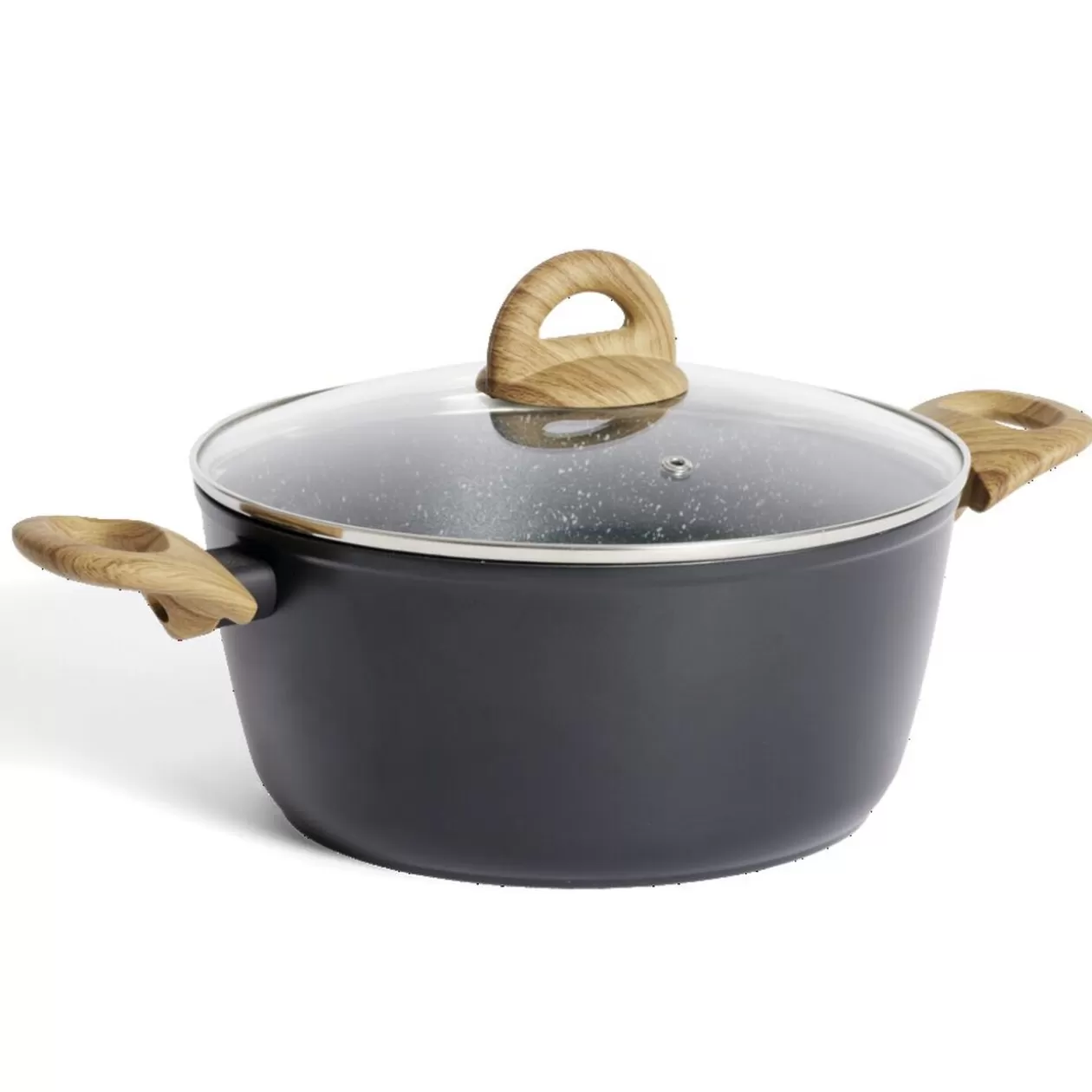 Gifi Faitout tous feux dont induction aluminium gris Ø24cm< Cuisson