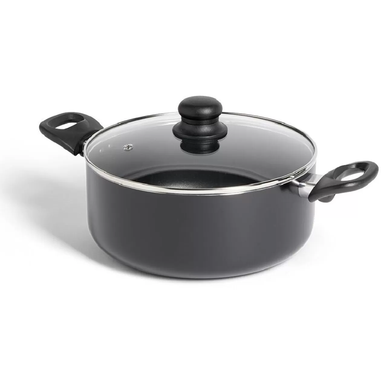 Gifi Faitout tous feux sauf induction aluminium noir Ø24cm< Cuisson