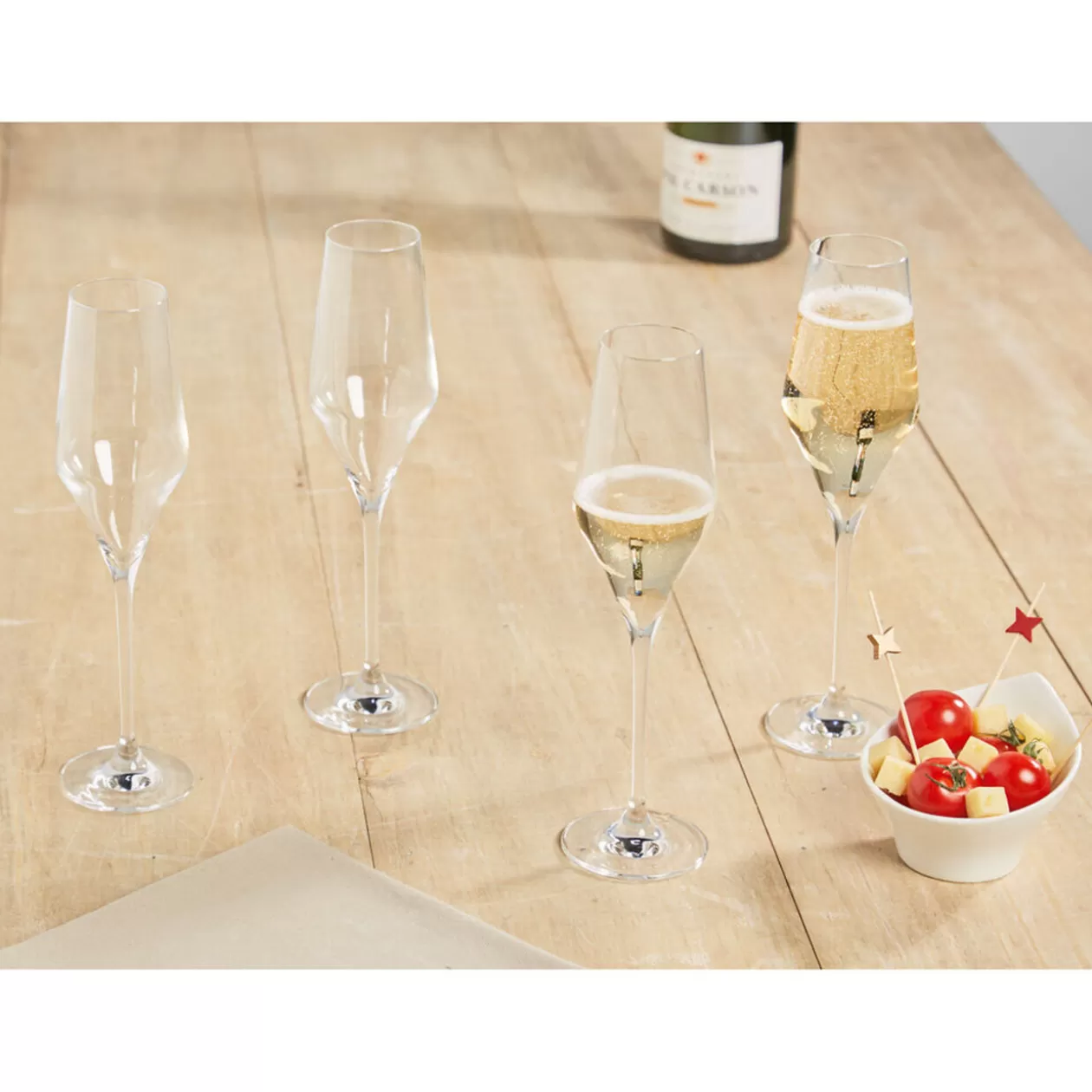 Flûte à champagne cristallin 22 cl x4>Gifi Best Sale