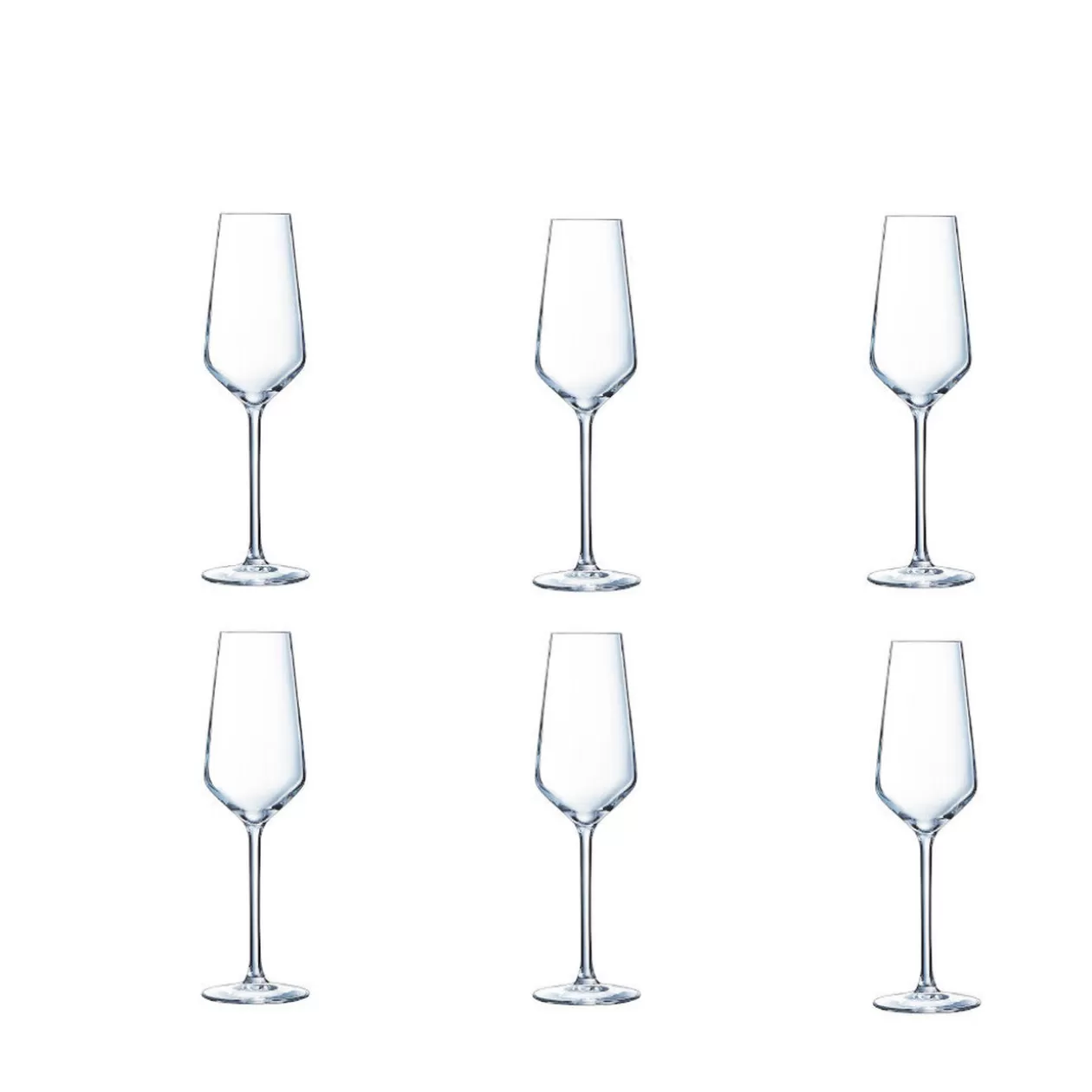 Gifi Flûte à champagne cristallin gamme Ultime 21 cl x6< Vaisselle Et Accessoires De Table