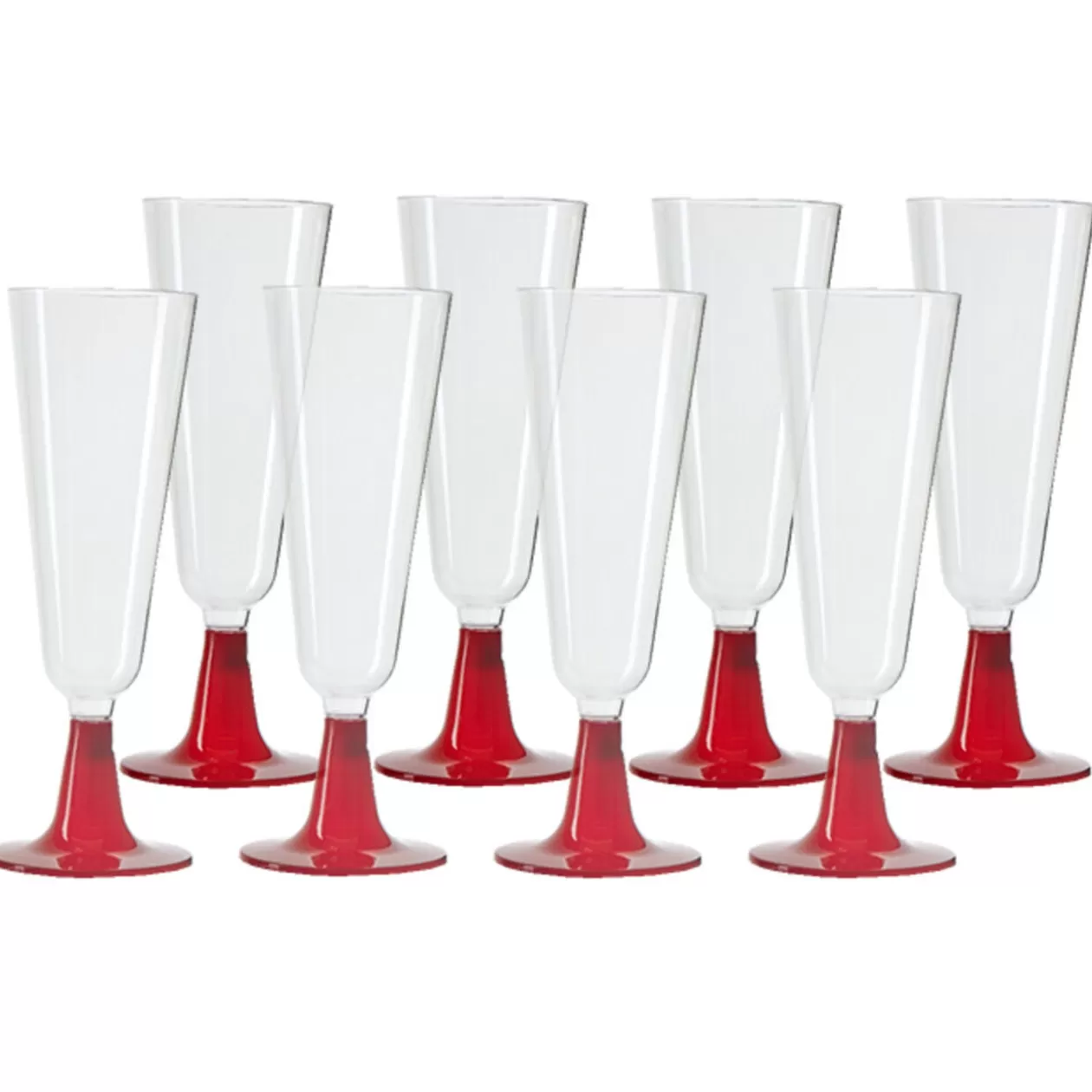 Flûte à champagne plastique x8>Gifi New