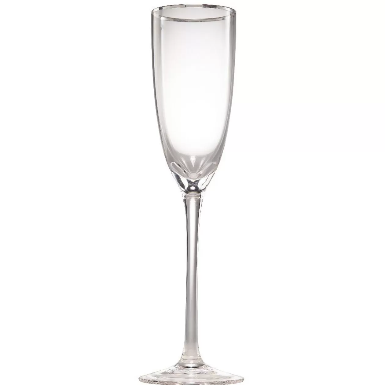 Flûte avec filet argenté en verre>Gifi Cheap