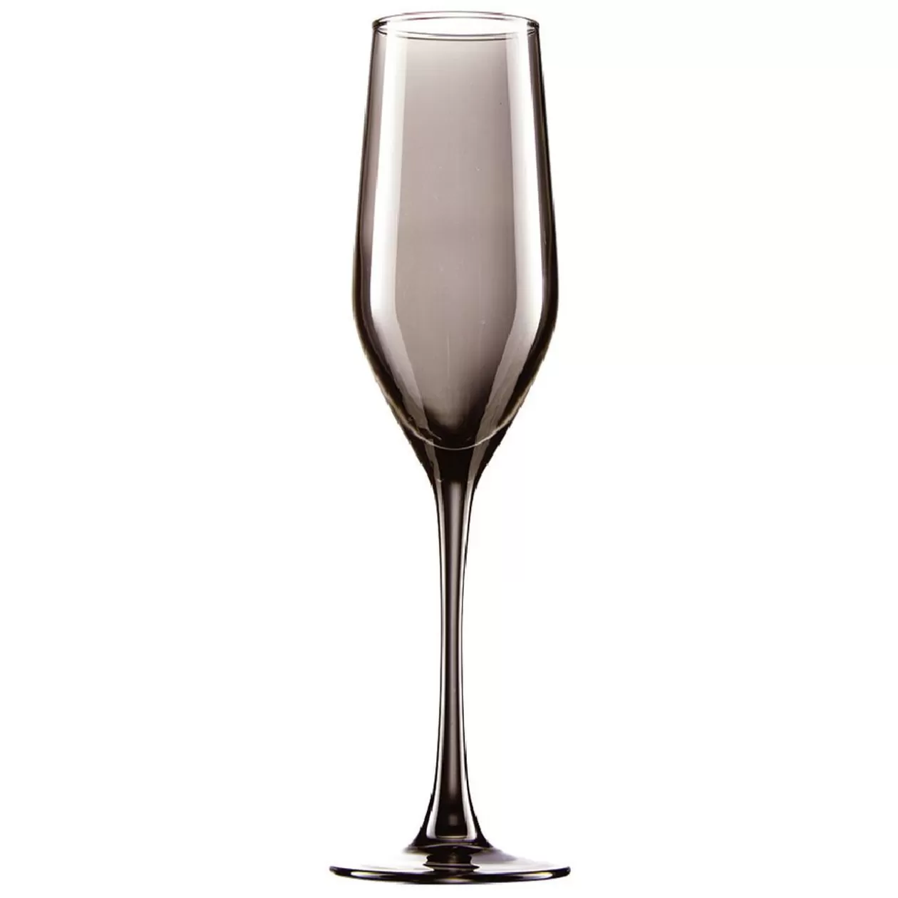 Flûte en verre Kira Smoked 17cL x4>Gifi Online