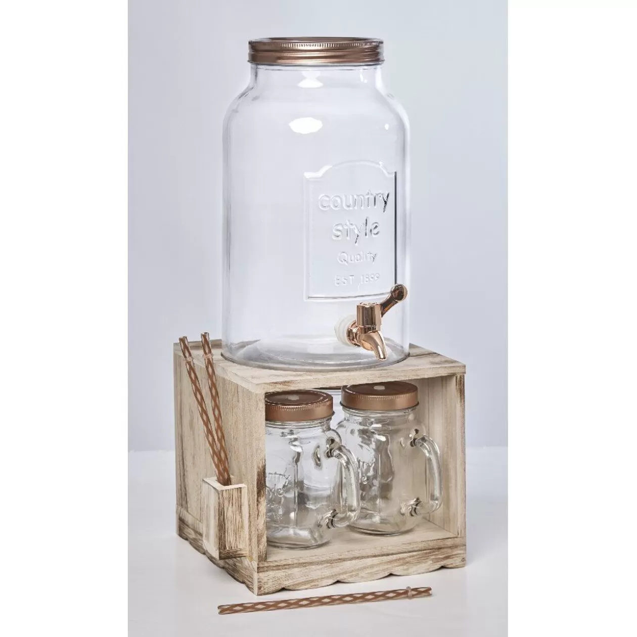Gifi Fontaine à boisson et 4 bocaux< Rangement De Cuisine