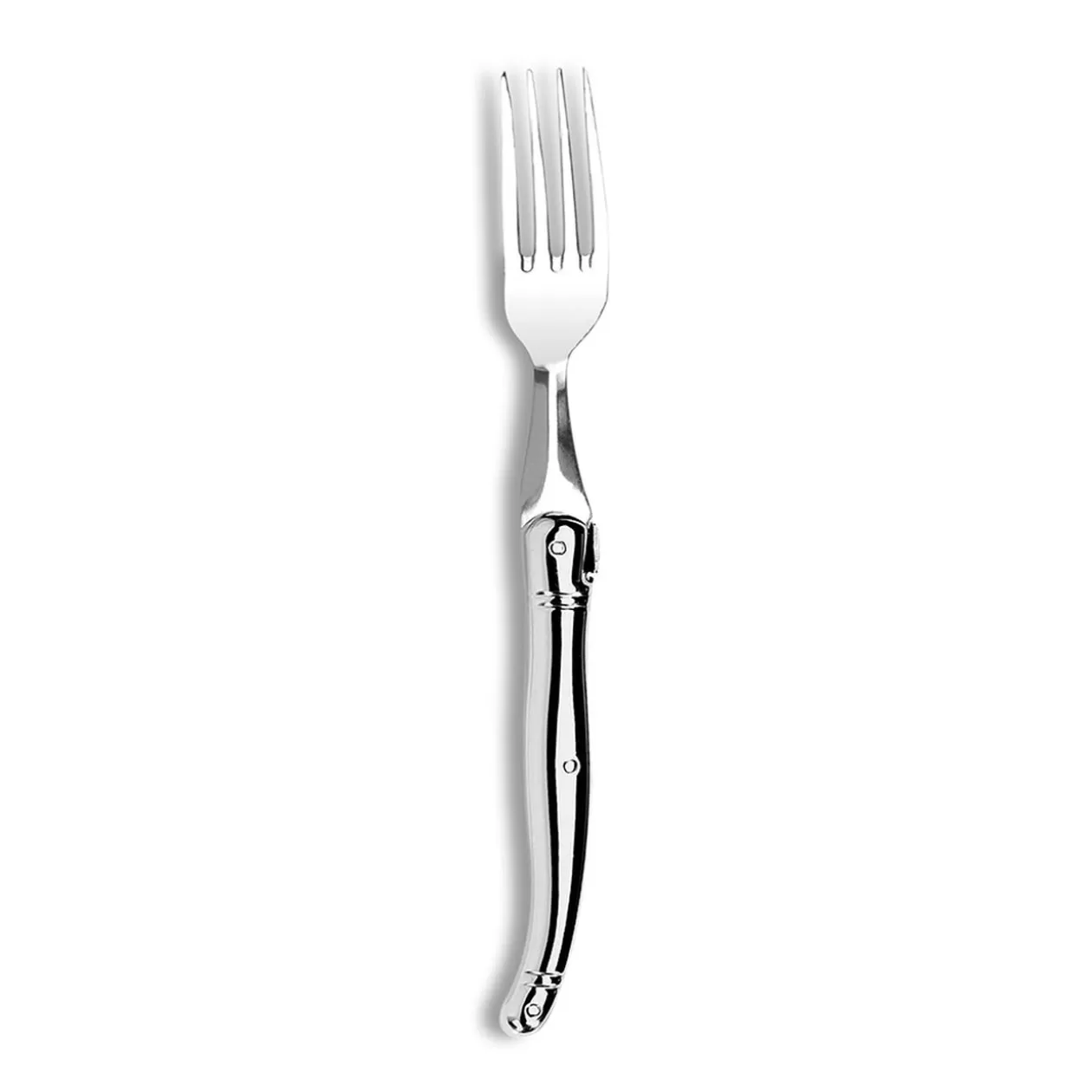 Fourchette Laguiole acier inox gris>Gifi Online