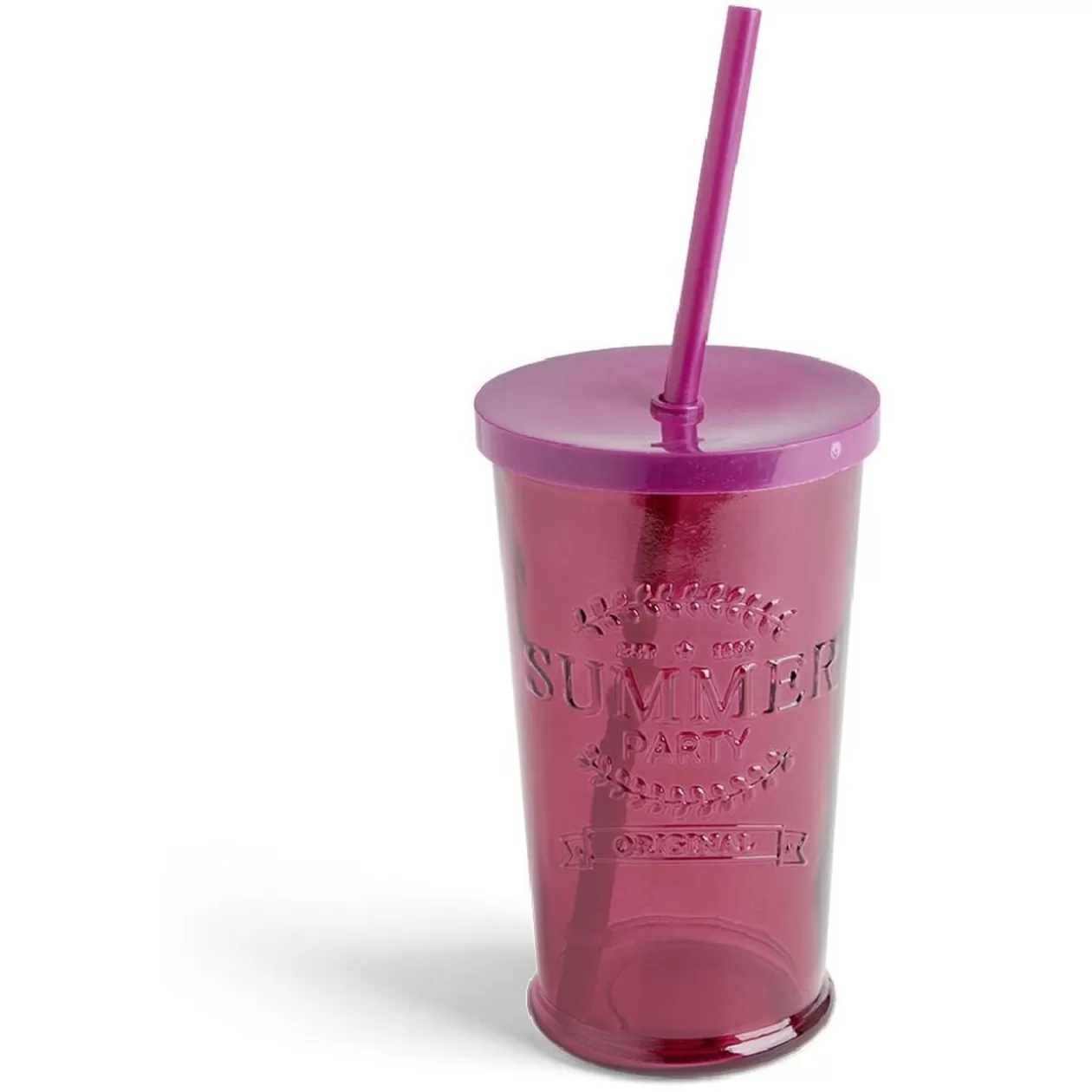 Gifi Gobelet 490ml en verre avec couvercle plastique - 3 coloris< Vaisselle Et Accessoires De Table