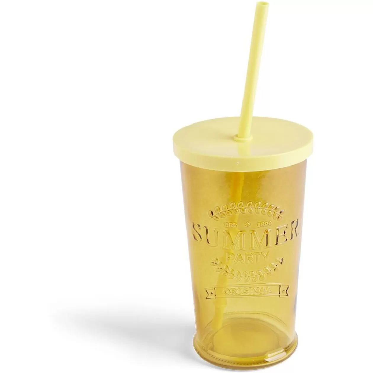 Gifi Gobelet 490ml en verre avec couvercle plastique - 3 coloris< Vaisselle Et Accessoires De Table